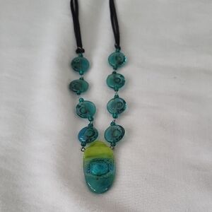 Boho Murano Glass Necklace